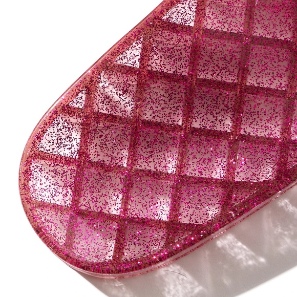 NEW Anti-Social Social Club Glitter Slide Sandals - Picture 4 of 8